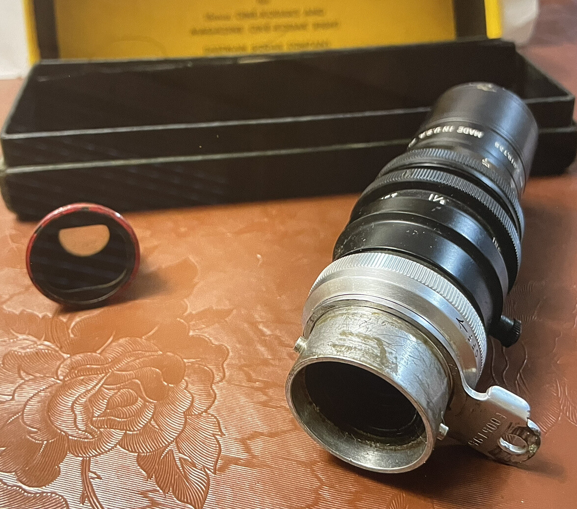 Kodak Anastigmat Lens 63mm f/2.7 16mm Motion Picture Cine Kodak Anastigmat Lens 63mm f/2.7 16mm Motion Picture Cine