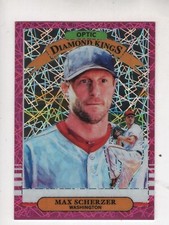 2019 Donruss Optic Diamond Kings Pink Velocity Prizm Max Scherzer #17   183/199