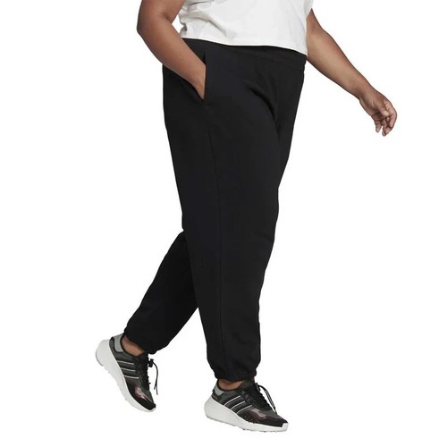 adidas Originals Womens Adicolor Essentials Joggers (Plus Size) - Black - Picture 2 of 4