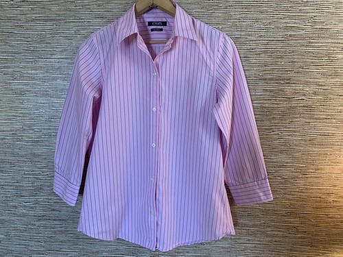 Chaps No Iron Collared 3/4 Sleeve 