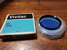 VIVITAR 55MM 80B FILTER - JAPAN