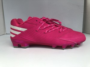 pink adidas football cleats