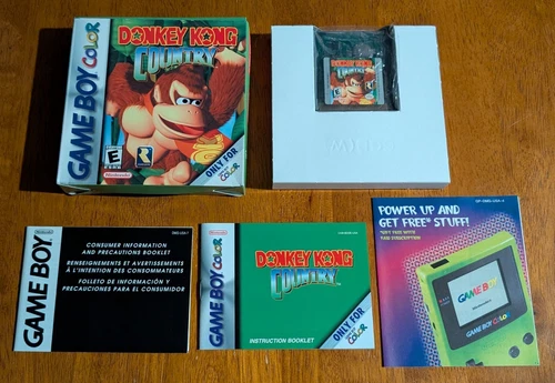 Donkey Kong Country, Nintendo GameBoy Color, CIB, *Excellent Condition*