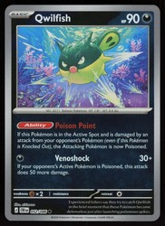 Qwilfish 052/086 Chaos Rising Reverse Holo