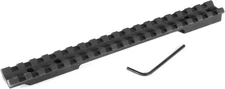 EGW Savage Flat Back Long Action 0 MOA Tactical Scope Mount Black 41400