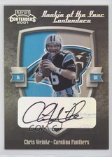 2001 Playoff Contenders Rookie of the Year 7/50 Chris Weinke #ROY04 Auto wo2