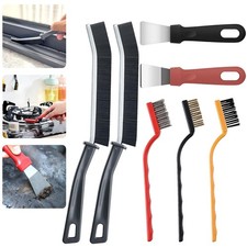 Hard Bristle Crevice Cleaning Brush 7pcs Multifunctional Crevice Gap Cleaning...