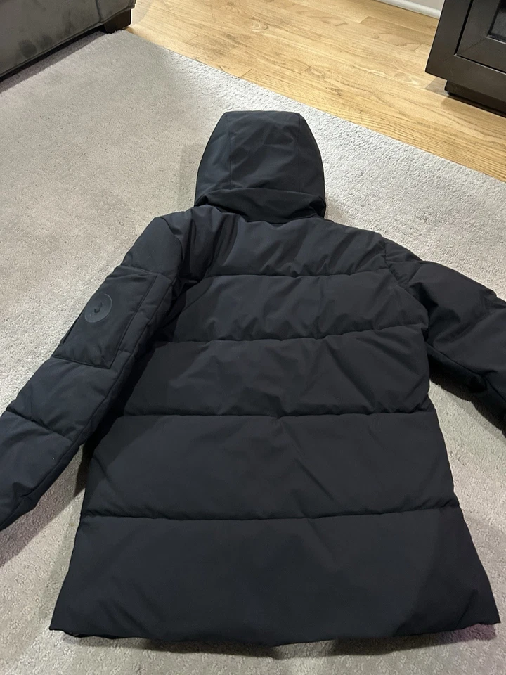 Men’s Save The Duck Waterproof Hooded Puffer XS Excellent Cond Black ($578 New!) - Image 2 of 4