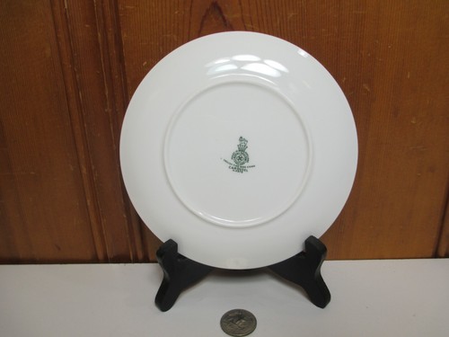 Royal Doulton England Carousel Fine Bone China White 6 1/4" Bread Plate Platinum - Picture 3 of 5
