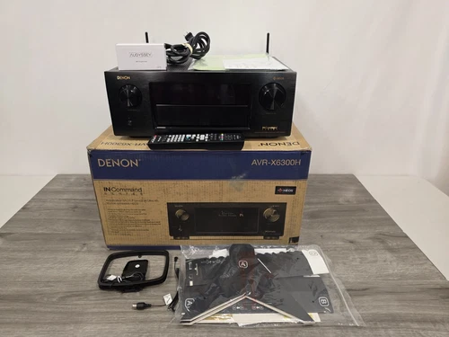 Denon AVR-X6300H 11.2 Channel Full 4K Ultra HD AV Receiver - TESTED
