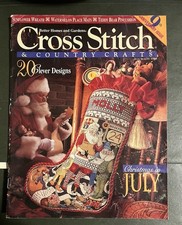 Better Homes And Gardens Cross Stitch  COUNTRY Crafts Magazine July/ August...