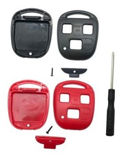 Replacement Key Fob Case Shell fits for Lexus ES GS GX is LS LX RX SC Black Red