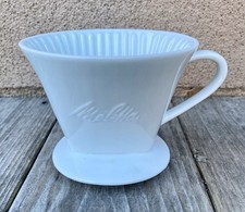 Melitta 1-Cup Pour Over Porcelain Coffee Filter B0264 