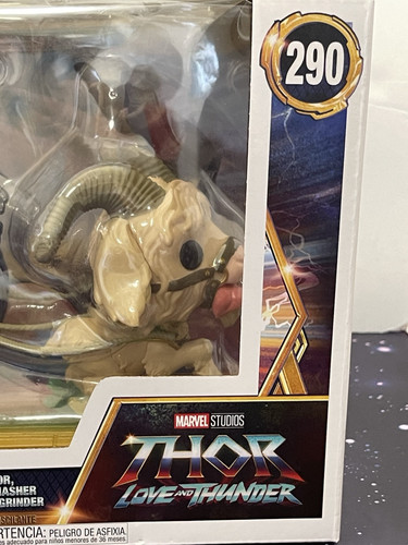 Funko Pop! Rides: Marvel - Goat Boat Thor Love and Thunder #290 con chorro de dientes - Imagen 2 de 9