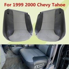 Fits 1999 2000 Chevy Tahoe Limited Z71 Driver & Passenger Seat Cover 2 Tone Gray