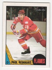 1987-88 O-Pee-Chee Paul Reinhart #143 Flames