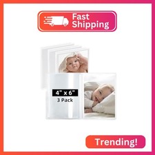 Vienrose Small Photo Album 3-Pack 4 x 6 Photo Book Album, Each Holds 52 Photos,