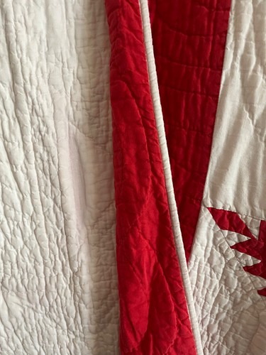 Vintage Feathered Star, 4 Block Quilt, 80" x 90" - Picture 6 of 9