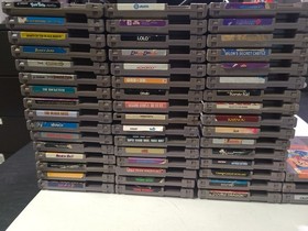 NES LOT-Torn Labels/Cracked Cartridges*Tested Working*(See Description)
