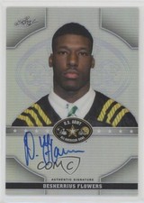 2015 Leaf US Army All-American Bowl Metal Tour Desherrius Flowers Auto 2u6