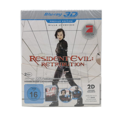 Resident Evil: Retribution - Premium Edition 2 Disc 3D + 2D Blu-ray - NEU OVP