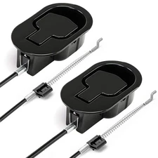ttmagic 2Pcs Metal Recliner Handle Replacement Parts with Cable, Universal So...