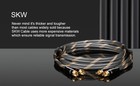 SKW Audiophiles Audio Cable 2RCA to 2 RCA Male to Male 7mm 3.2ft/1M 24k Gold Pl. — photo 4