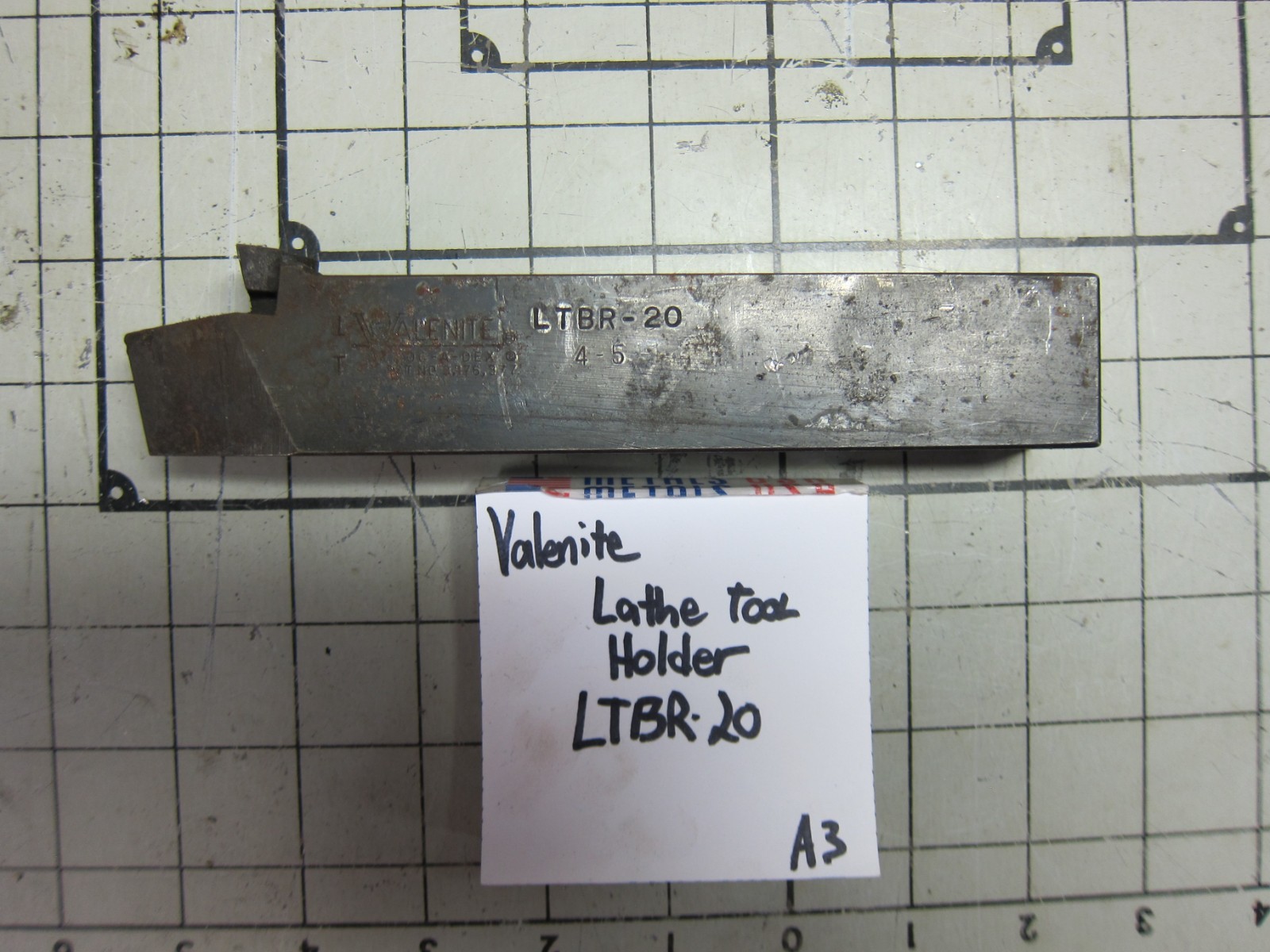 Valenite LSBR-20 1" Metal Lathe Turning Tool Holder