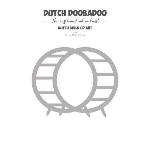 Dutch Doobadoo A5 Card Art Template - Hamster Wheel 470.784.228