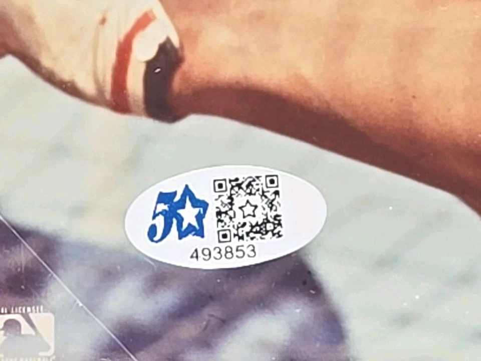 Foto de práctica de bateo firmada por Donn Clendenon 8x10 de los Mets de Nueva York certificado de autenticidad de 5 estrellas Foto 3 de 3