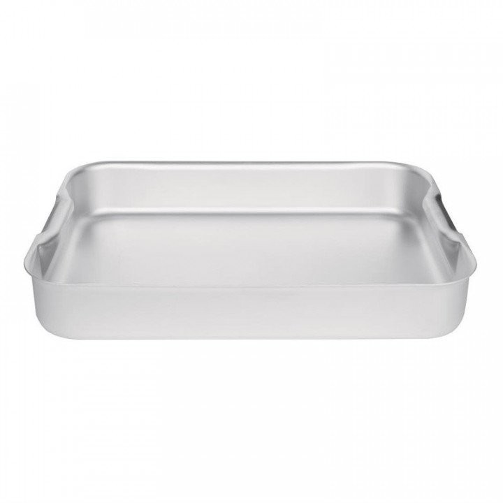 Plat à rôtir en aluminium 8,3 Litres finition brossée pour une cuisine haute performance