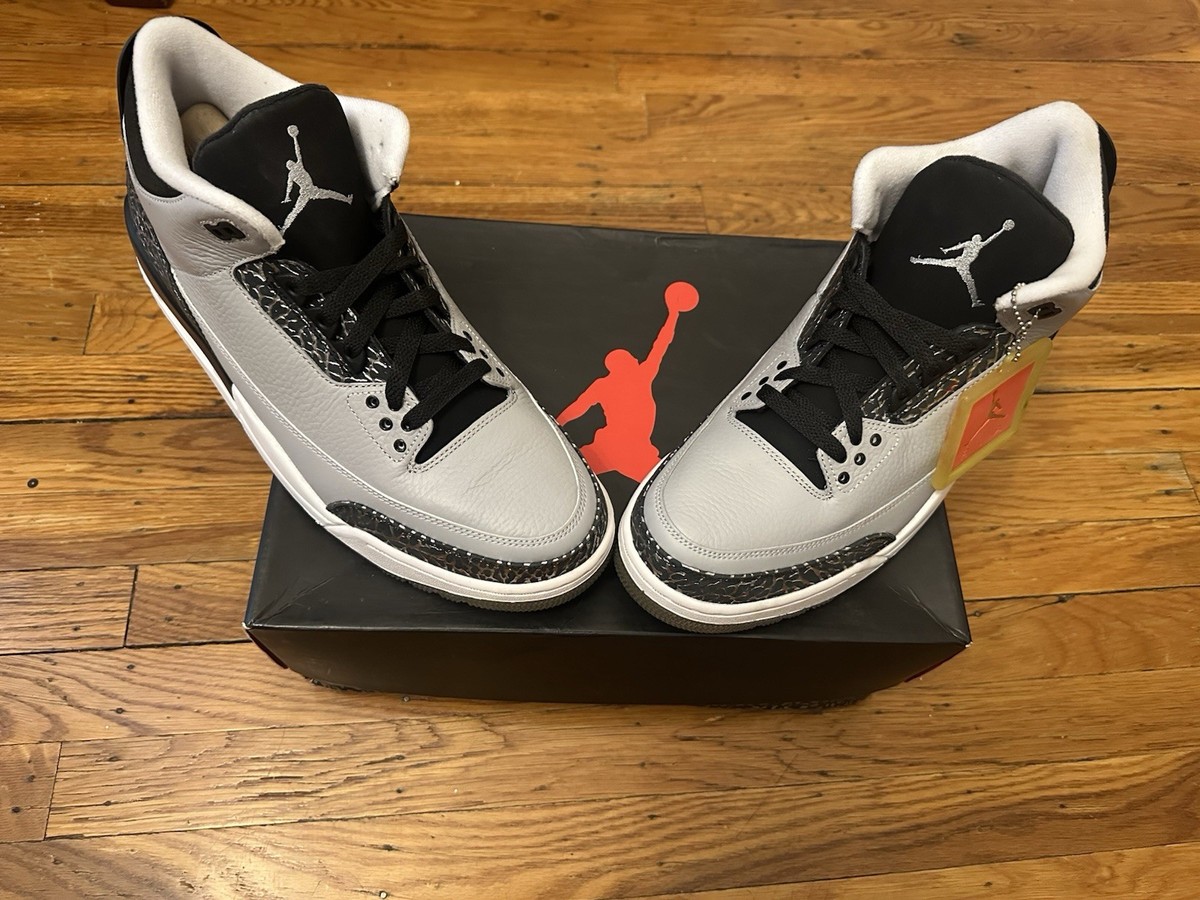 Jordan Air Jordan 3 Retro Wolf Grey 2014 Men's Sneaker 136064-004