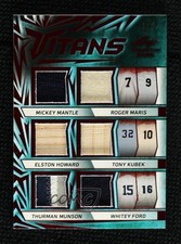 2025 Leaf Trinity Titans Bronze 1/8 Mickey Mantle Roger Maris Elston Howard 1co7