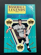 Baseball Legends #4 1992 Revolutionary Comics Mickey Mantle