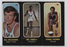 1971-72 Topps Trios Stickers Bill Melchionni Mel Daniels Donnie Freeman HOF hg6