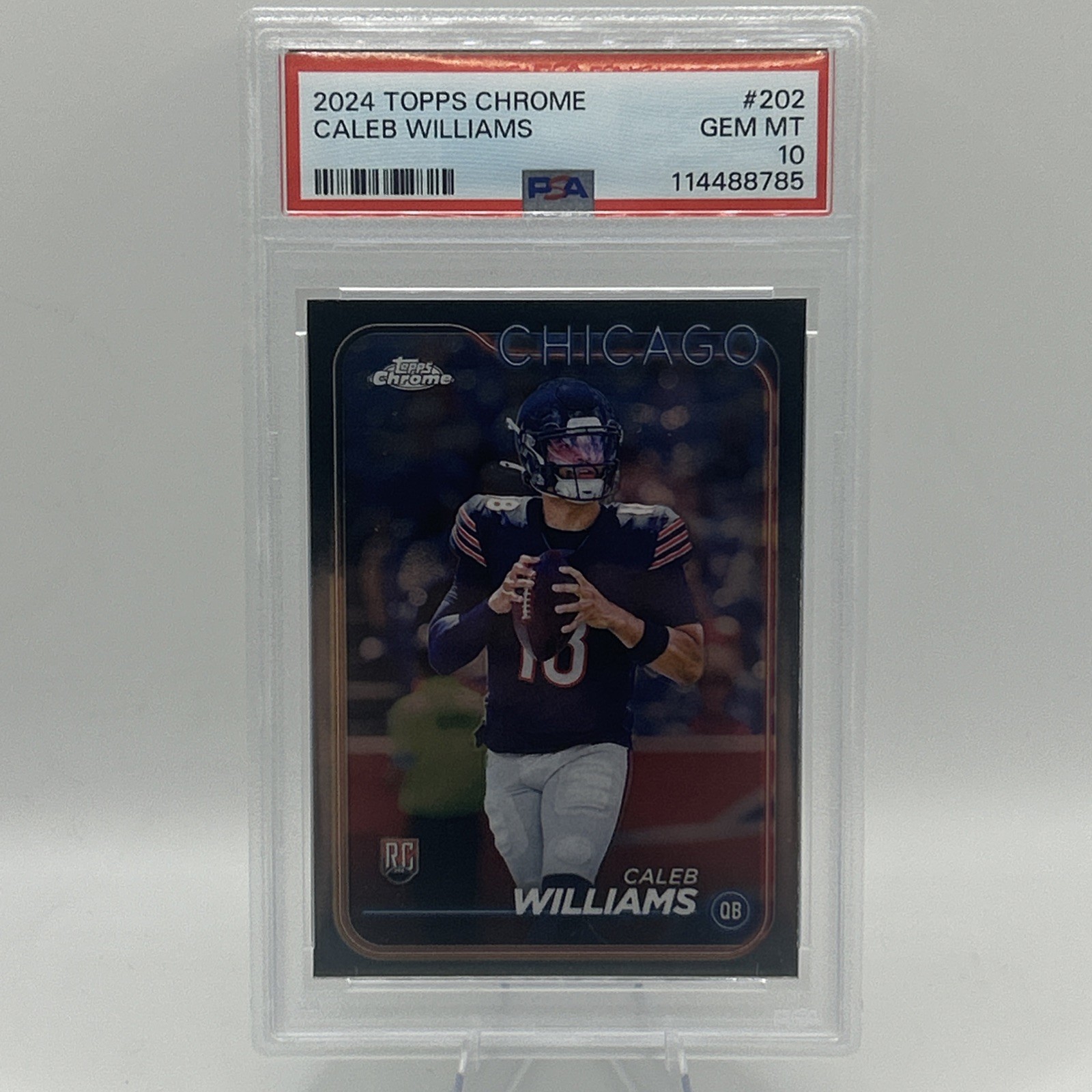 2024 Topps Chrome - Rookies Caleb Williams #202 (RC) PSA 10