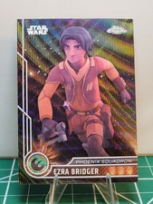 2023 Topps Star Wars Chrome Ezra Bridger Refractor Card 32