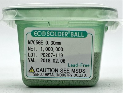1,000,000 Solder Balls BGA Reballing 0.30 mm Lead Free NEW Sealed FREE SHIPPING