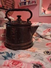 Vintage 1950s McCoy USA Pottery Black Tea Pot Cookie Jar With Lid Mid Century