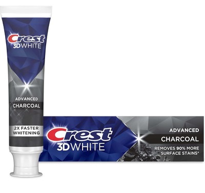 Crest 3D White Brilliance Toothpaste Advance Charcoal 3.5oz Lot of 2