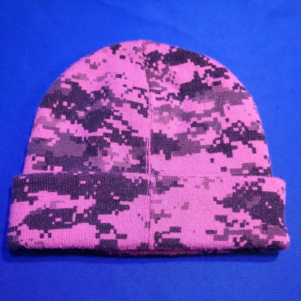 Gorro japonés de camuflaje digital rosa SUPREME marca Streetwear FW17 logotipo de caja Foto 4 de 4