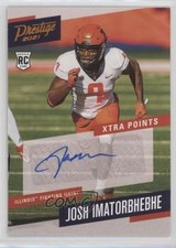 2021 Panini Chronicles Draft Picks Orange Josh Imatorbhebhe #PS-JIM Auto 0m99