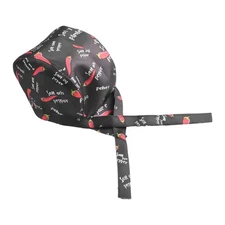 1pc Pirate Cook Cap Chef Hat Sushi Japanese Catering Kitchen Waiter Unisex