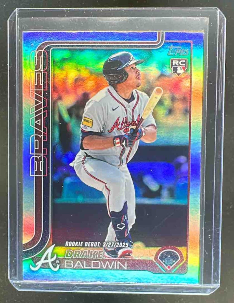 2025 Topps Update Drake Baldwin RC Holo Foil Rookie Rookie Debut #US113 Braves