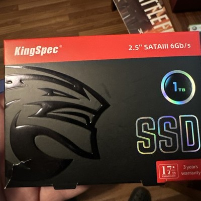 NEW SEALED KingSpec P3 SSD 1 TB Internal 2.5'' Solid State Drive 2.5'' SATA 3D  