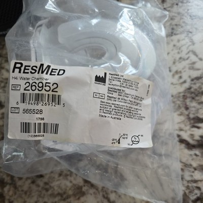 Res Med H4i Water Chamber Tank 26959 REPLACEMENT PART NEW Factory Sealed!!!!!!