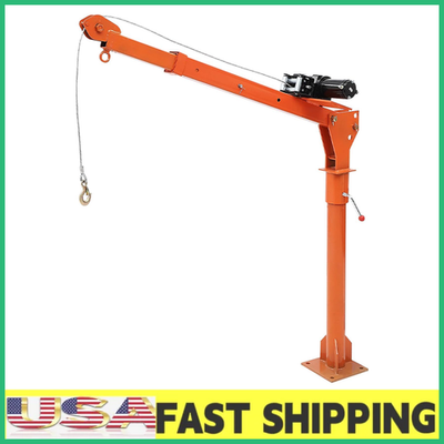 #ad Pickup Truck Hoist CraneFolding Truck Mounted Crane w Electric Winch1100LBS $214.69