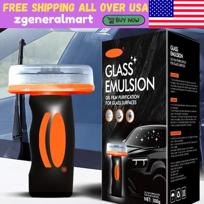 #ad #ad New Q4 Glass Guard amp; Emulsion Cleaner – Oil Film Remover Lotion for Glass Surfac $9.49