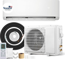 12000BTU Mini Split Ac/Heating System, 17 SEER2 115V Inverter Air Conditioner Co