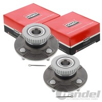 2X Mapco RADLAGER-SATZ Hinten Beidseitig Passend FüR Nissan Primera | 26242